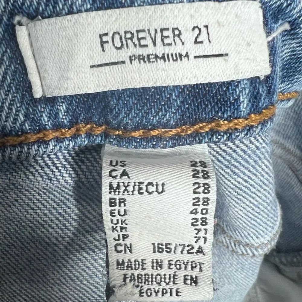 Forever 21 High-Rise distressed Skinny jeans Size 28 - Picture 5 of 14